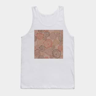 Wood Slice Pattern Tank Top